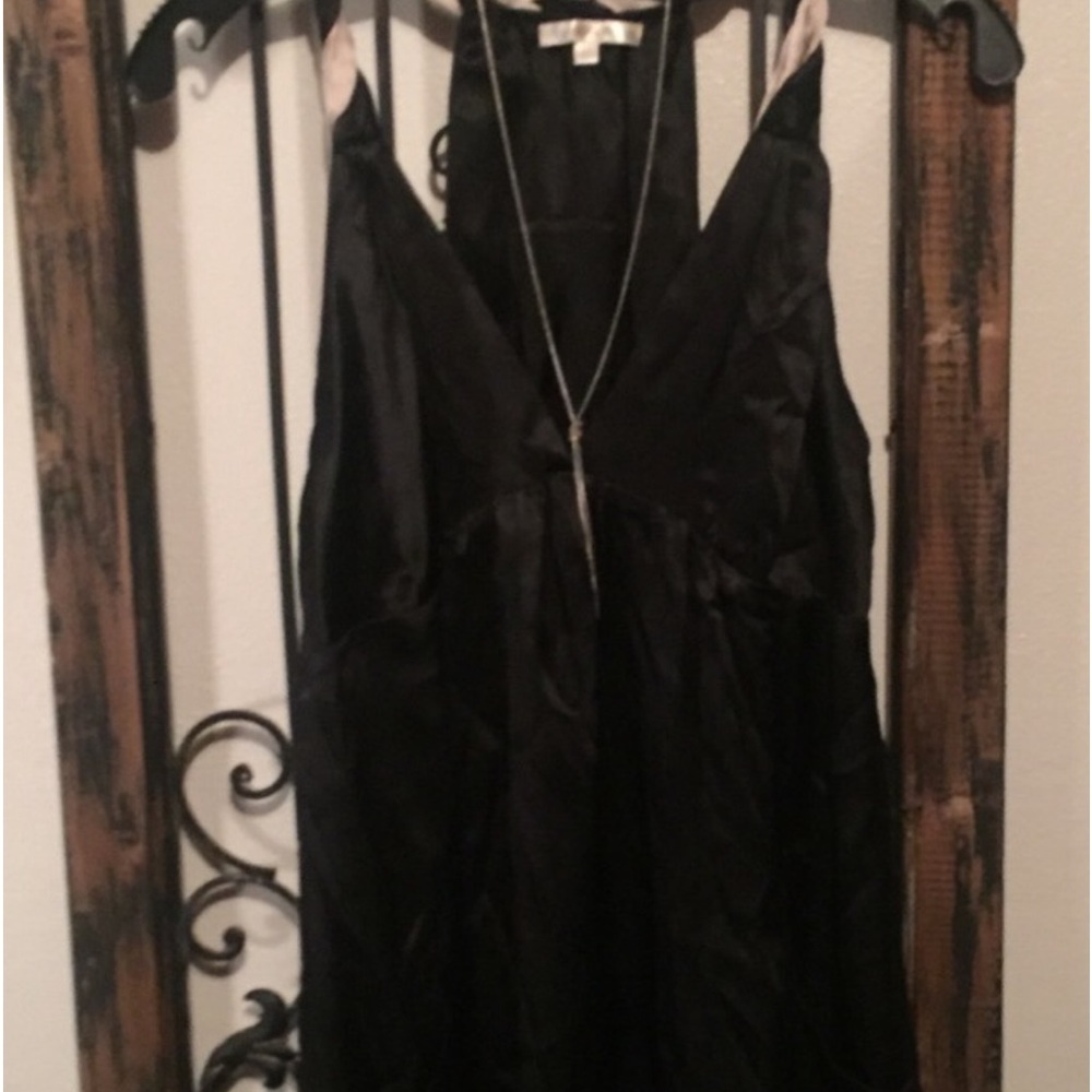 Black silk sundress sz. Med.